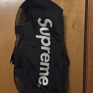 Supreme Mesh Duffle Bag Black (SS20)